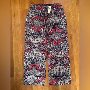 Florence Balducci X Anthropologie Flannel Pajama Bottoms, NWT, M